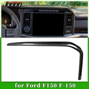Carbono real para Ford F-150 F150 2024+ Raptor tablero navegación GPS bisel embellecedor - Imagen 1 de 15