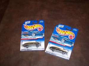 HOT WHEELS - 1999 FIRST EDITIONS - '38 PHANTOM CORSAIR - 2 CAR LOT - BLACK - NEW - Picture 1 of 6