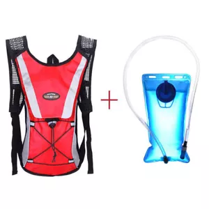 2L Water Bladder Bag Sporting Outdoor Backpack with Hose Hydration - Picture 1 of 6