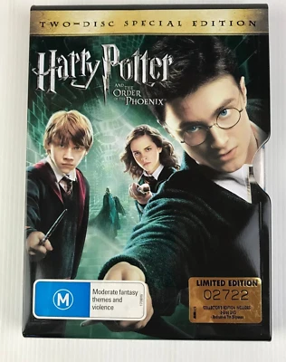 Harry Potter And The Order Of The Phoenix Metal Case DVD Two-Disc Special Editio - Image 1 of 4