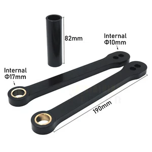 Aluminium Lowering Links Black For 2004-2007 Honda CBR1000RR / 03-2006 CBR600RR - Picture 1 of 7