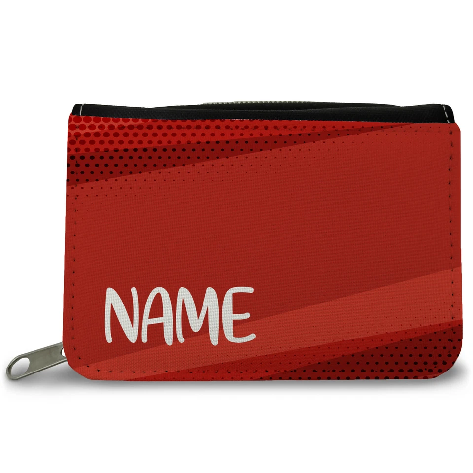 GRAVURZEILE Bedruckte Geldbörse für Kinder im Abstrakt Design