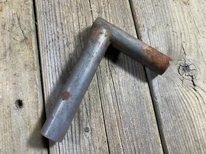 VINTAGE ANTIQUE BIKE BICYCLE SEATPOST ADJUSTABLE FRONT REAR T SHAPE SEAT POST - Picture 1 of 4