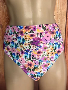 BNWT Ladies Sz 20 Anko Multi Floral Print High Rise Brief Swim Pants Bathers - Picture 1 of 1