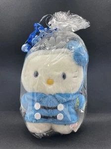 NEW Vintage 2000 Hello Kitty Holiday Blue Reindeer Plush with Antlers 8" - Picture 1 of 5