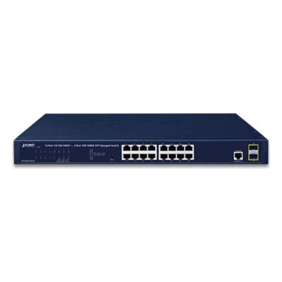 GS-4210-16T2S 16-Port Layer 2 Managed Gigabit Ethernet Switch SFP Interfaces - Image 1 of 4