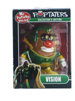 Mr. Figura Cabeza de Patata Marvel Visión Playskool Poptaters Juguete PPW Vengadores Nuevo Foto 1 de 4