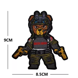 Cartoon Teddybär USA CIA Aufnäher Patch Klett Punisher Tactical Tac Airsoft SHTF - Bild 1 von 1