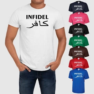 Humorous Military Tee: Infidel Shirt for English Army, Afghan Para Marine TShirt - Picture 1 of 9