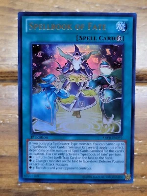 Yugioh 1996 Spellbook of Fate 1st Edition ABYR-EN059 Holo Ultra Rare Card - Image 1 of 2