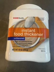 CVS INSTANT FOOD THICKENER UNFLAVORED 10 oz HOT/COLD New best by: 12/2025 - Picture 1 of 5