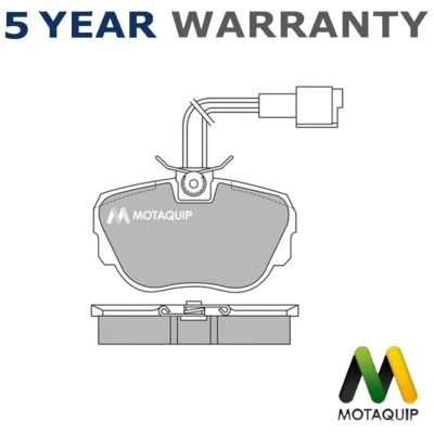 Motaquip Front Brake Pads Set Fits BMW 3 Series 1982-1994 + Other Models - Image 1 of 4