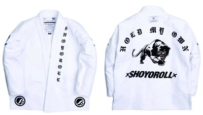 Shoyoroll Cadena Gang Blanco BJJ Gi: Kimono Jiu Jitsu Brasileño con Bolso Foto 1 de 4