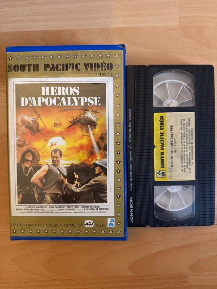 VHS / CASSETTE VIDEO HEROS D'APOCALYPSE 1ère édition SPV - Photo 1/1