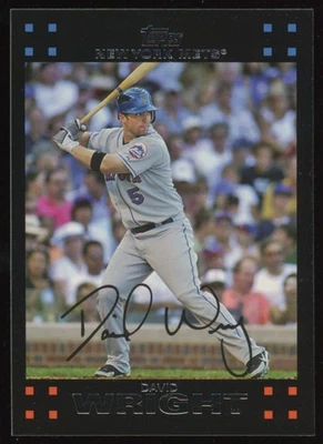 2007 Topps David Wright New York Mets #260 - Image 1 of 2