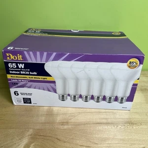 Do it 65W Equivalent Soft White BR30 Medium LED Floodlight Light Bulb - Picture 1 of 5