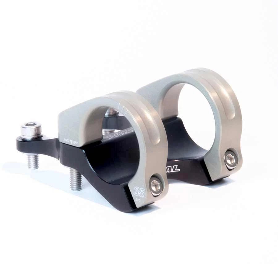 Renthal, Integra 35, Stem, Clamp: 35mm, L: 50mm, Steerer: Direct Mount, 0°, - Imagem 1 de 1