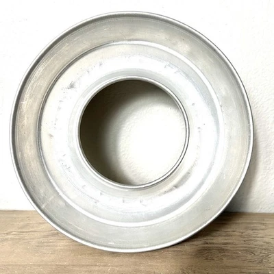 Vintage Aluminum Ring Mold 8.5” Gelatin Jell-O Ice Salad Mold Unbranded USA - Image 1 of 2