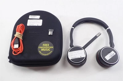 Jabra Evolve 75 UC Stereo Bluetooth Wireless Headset with Case - Image 1 of 3