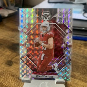 Clayton Tune 2023 Panini Mosaic Silver Mosaic Prizm Rookie RC 302 - Picture 1 of 6