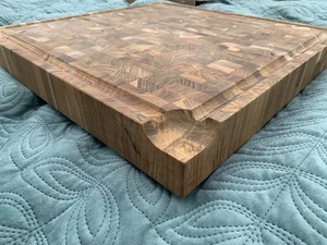 Butcher’s Board. Large ‘Big Green Egg’ Beautiful Teak Butchers Board - Picture 1 of 14