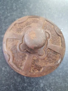 HMSO Antique Cast Iron Paperweight with Crown Mark Victorian Era - Picture 1 of 3