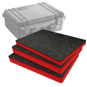 Shadow Foam Peli 1520 Schaumstoffeinlagen | Schaum schneiden und abziehen 30 bis 50 mm pflegeleicht - Bild 1 von 19