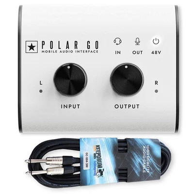 Blackstar Polar GO mobiles 2-Kanal Audio-Interface mit keepdrum Klinkenkabel - Bild 1 von 4