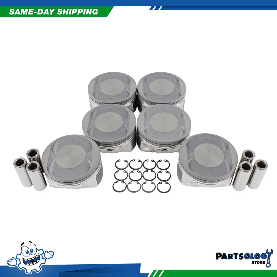 DNJ P656 Standard size Complete Piston Set For 07-16 INFINITI Nissan 3.5L DOHC - Image 1 of 1