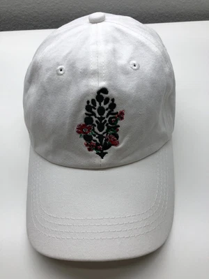 Free People Movement FP Baseball Cap White Womens OSFM Strapback - Image 1 of 4