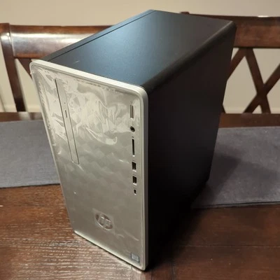 HP Pavilion Desktop 590, i7-8700, 3.20 GHZ, 12GB RAM, 256GB NVME, 512GB HDD, W11 - Image 1 of 3