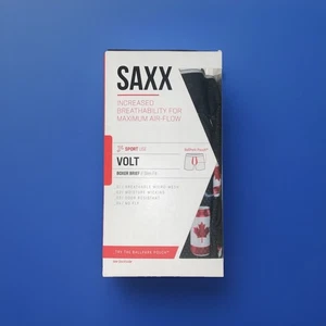 SAXX Men's Volt Breathable Mesh Boxer Brief, Canadian Lager, BRAND NEW - XL - Picture 1 of 4