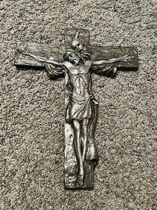 Suzanne M. Young: Religious Sculpture Jesus & Cross Crucifixion Art - Picture 1 of 4