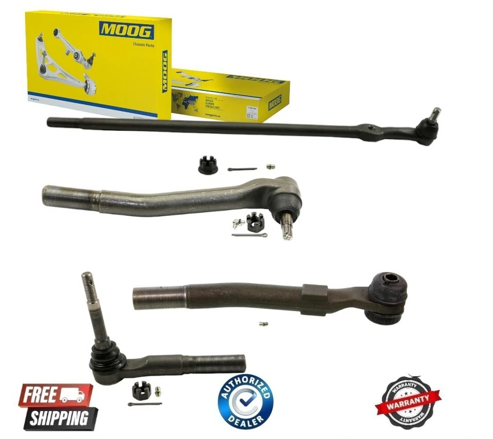 NUEVO KIT DE EXTREMOS DE VARILLA DE AMARRE DE ENLACE DE ARRASTRE DE DIRECCIÓN MOOG para Ford F-250SD F-350SD 05-07 4X4 Foto 1 de 1