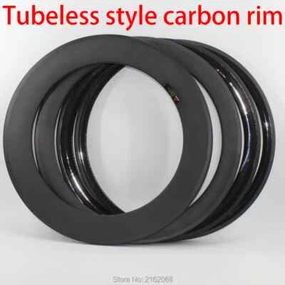 700C Карбоновая Колесная пара 38 50 60 88 мм Глубина 25 мм Ширина Дорожный Велосипед Клинчер Бескамерный - Изображение 1 из 4