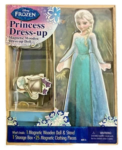Disney Frozen Princess Dress Up Magnetic Wooden Dress Up Doll NEW SEALED - Picture 1 of 6