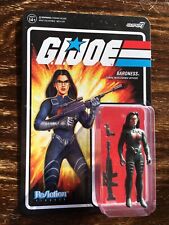 SUPER 7 GI JOE BARONESS INTELLIGENCE OFFICER RETRO 3.75 REACTION UNPUNCHED