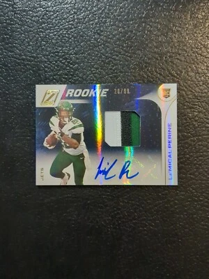 2020 Zenith La'Mical Perine RPA Rookie Patch Auto Chiefs Jets /99 RC Gators - Image 1 of 4