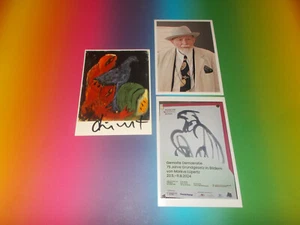 Markus Lüpertz Art Kunst signed signiert Autogramm auf Kunstpostkarte in person - Picture 1 of 3
