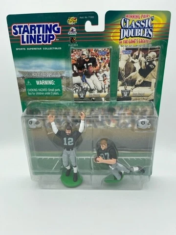 1999 Starting Lineup Classic Doubles KEN STABLER and DAVE CASPER Oakland Raiders Cover
