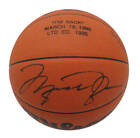 Michael Jordan Signed Wilson Jet "I'm Back March 19, 1995" Engraved Basketball (