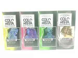 4 Colorista Hair Makeup Lot Loreal Paris Bleached Light Blonds 1-Day Hair Color - Picture 1 of 12