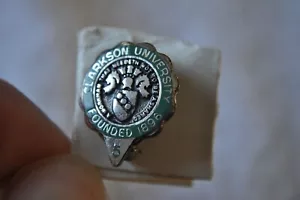 Sterling Silber 5 Jahre Auszeichnung Pin Clarkson University hergestellt von Balfour - Bild 1 von 4