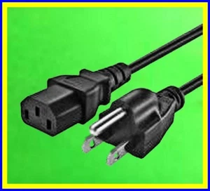 Power Cords 110/115/120vac standard 1/2/3/5/6/10 '/ft/feet/foot 18 guage (Qty 1) - Picture 1 of 5