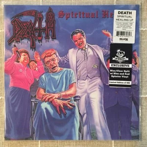 Death - Spiritual Healing (Clear Royal Blue w/Splatter LP - Only 400 Made) NEW - Picture 1 of 7