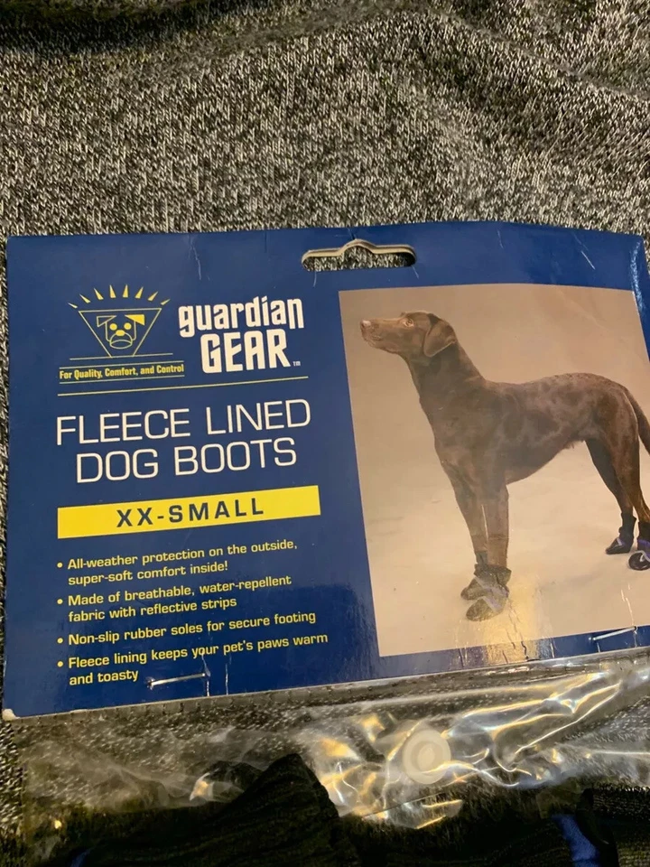guardian Gear fleece lined dog boots xx small - Image 1 of 4