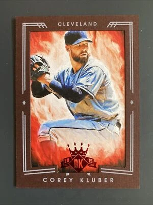 2015 Diamond Kings Framed Red #32 Corey Kluber - Image 1 of 2