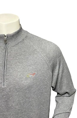 Greg Norman Men's 1/4 Zip Sweatshirt Sweater Size Adult Large Long Sleeve Logo - Image 1 of 4