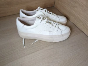 Zara decolte platform bianco sporco taglia 41 UK 8 uomo - Foto 1 di 5