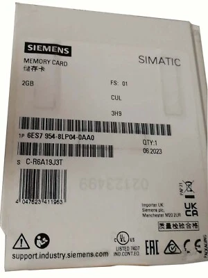 6ES7 954-8LF04-0AA0 NEW SIEMENS 6ES7954-8LF04-0AA0 SIMATIC S7 Memory Cards - Image 1 of 3